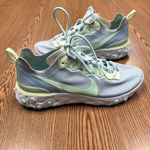 Women’s Nike React Element 55 Frosted Spruce BQ2728-100 Sneakers Size 8 (CON203)